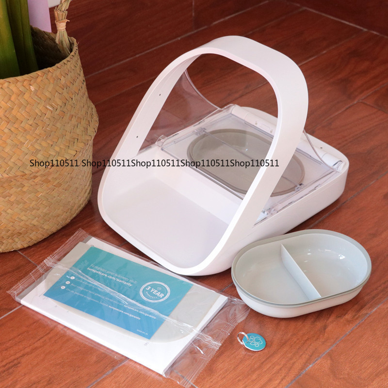 Automatic Pet Feeder - 新しいSurefeedチップ認識センシング多機能自動給餌器ペットボウル子犬用ウェットフード保存と虫よけ