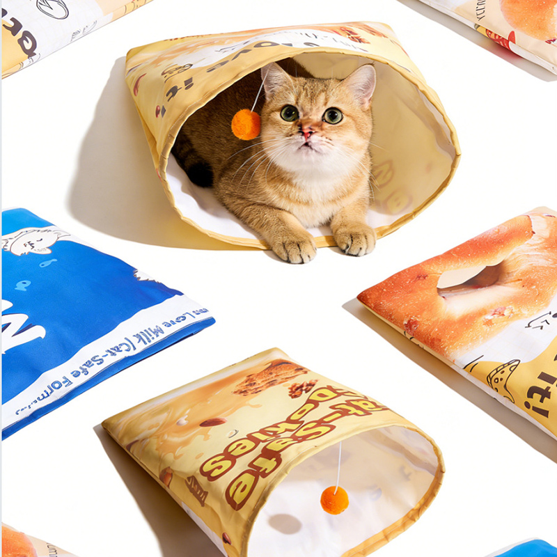 ホットセール 紙製猫トンネル 猫用ドリルおもちゃ インタラク - Cat Tunnel Toy のレビューと価格