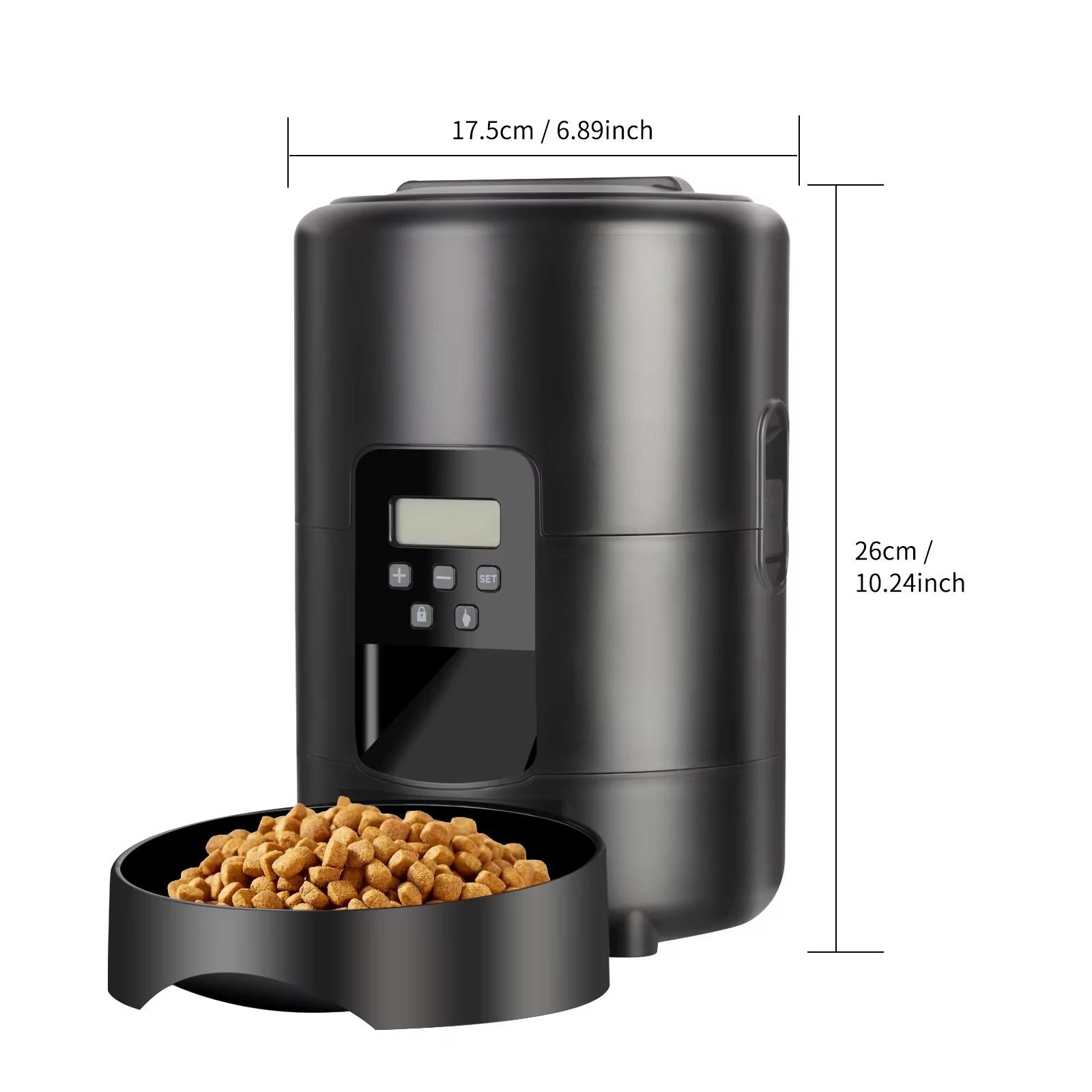 2L APP制御自動ペットフィーダーボタン式自動給餌器スマー - Automatic Pet Feeder のレビューと価格