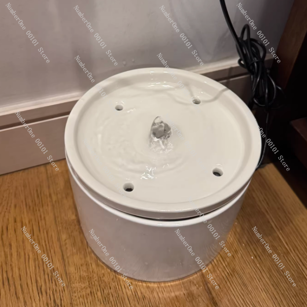 セラミック製自動ペット給水器、犬猫用循環式フレッシュウォータ - Automatic Pet Feeder のレビューと価格