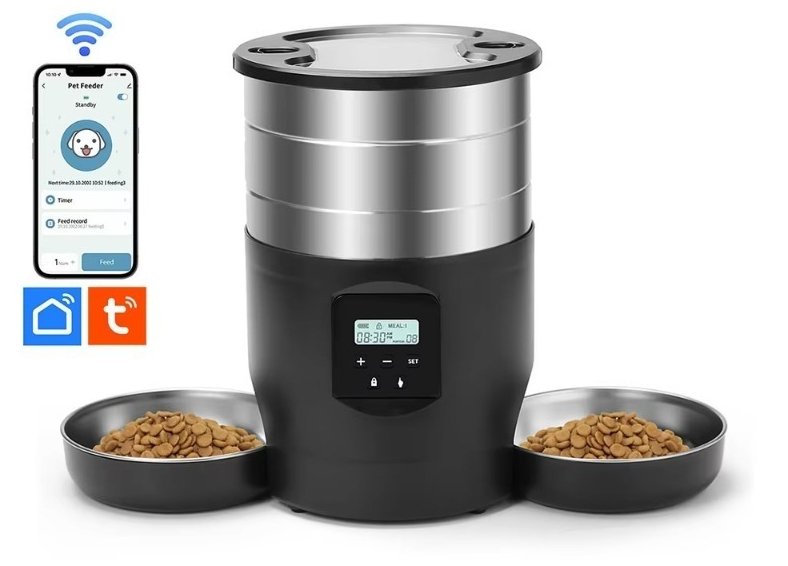 4.5L自動スマートペットフィーダー、時間指定・定量給餌、W - Automatic Pet Feeder のレビューと価格
