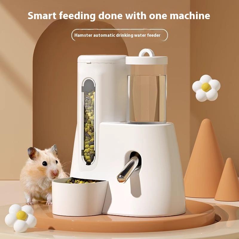 1Pc 2In1 ハムスターフィーダーと給水器大容量漏れ防止 - Automatic Pet Feeder のレビューと価格