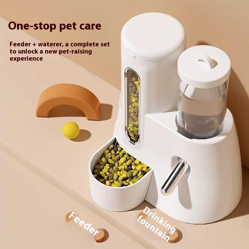1Pc 2In1 ハムスターフィーダーと給水器大容量漏れ防止 - Automatic Pet Feeder のレビューと価格