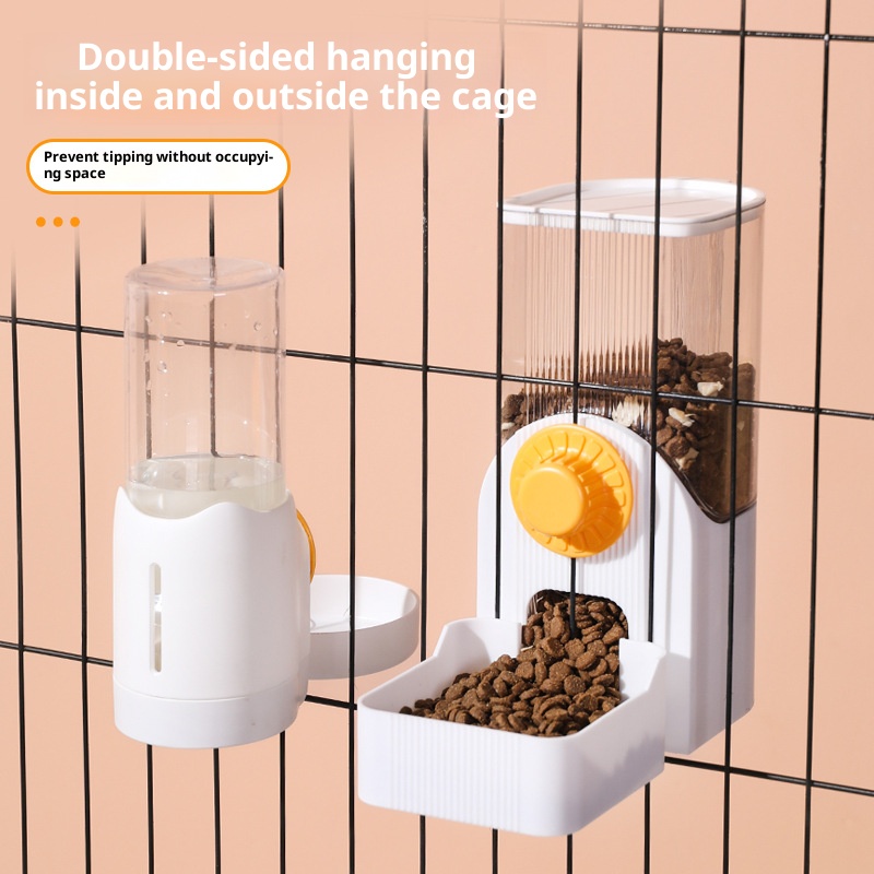 自動吊り下げ式猫ケージ給水器＆フィーダー 大容量漏れ防止設計 - Automatic Pet Feeder のレビューと価格