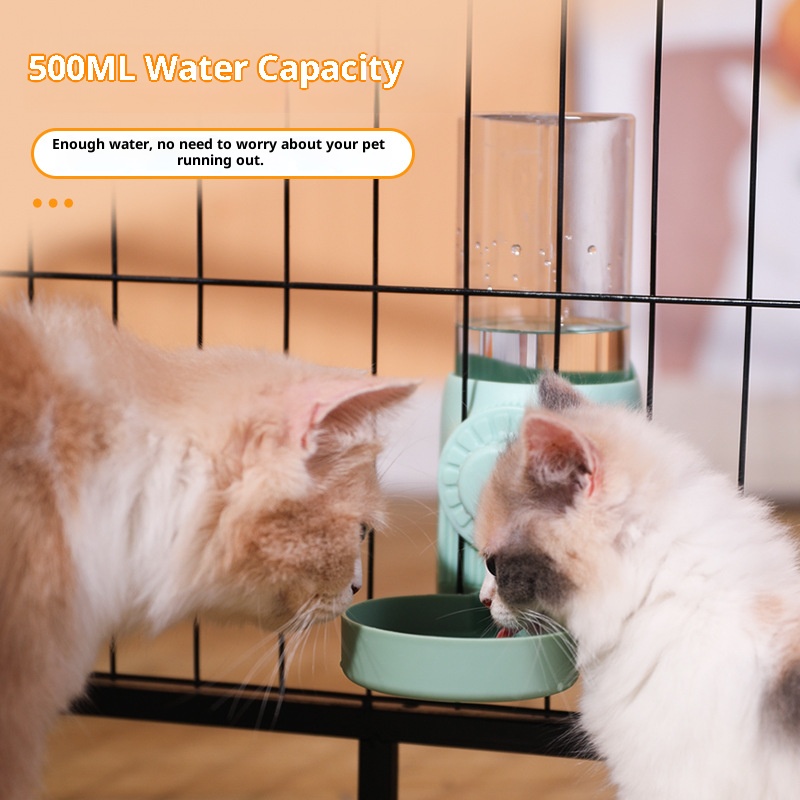 自動吊り下げ式猫ケージ給水器＆フィーダー 大容量漏れ防止設計 - Automatic Pet Feeder のレビューと価格