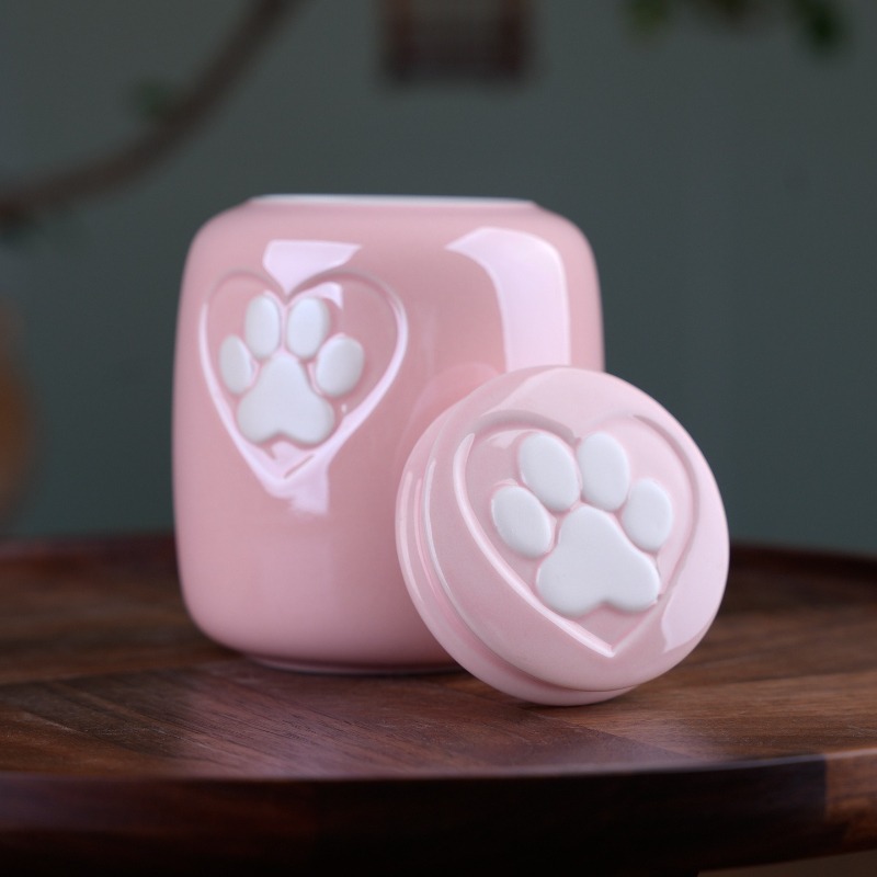 陶器製の子犬用葬儀箱、ペット（犬、猫）の遺灰壺、子猫、猫、犬 - Pet Supplies Warehouse のレビューと価格