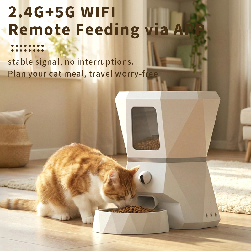 最高品質の4L容量、Tuyaアプリ制御、WIFI対応、時間設 - Automatic Pet Feeder のレビューと価格