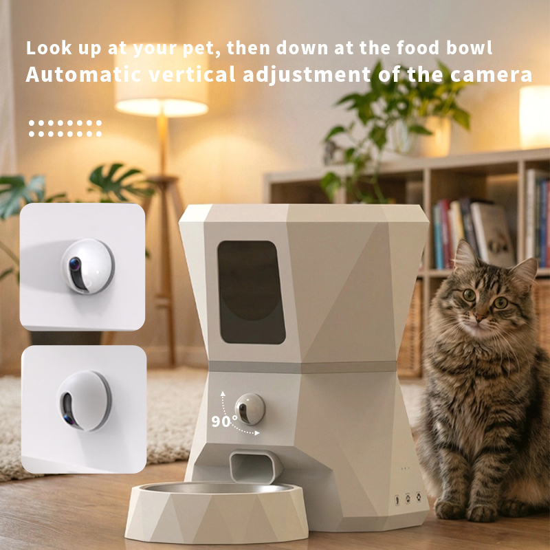 最高品質の4L容量、Tuyaアプリ制御、WIFI対応、時間設 - Automatic Pet Feeder のレビューと価格
