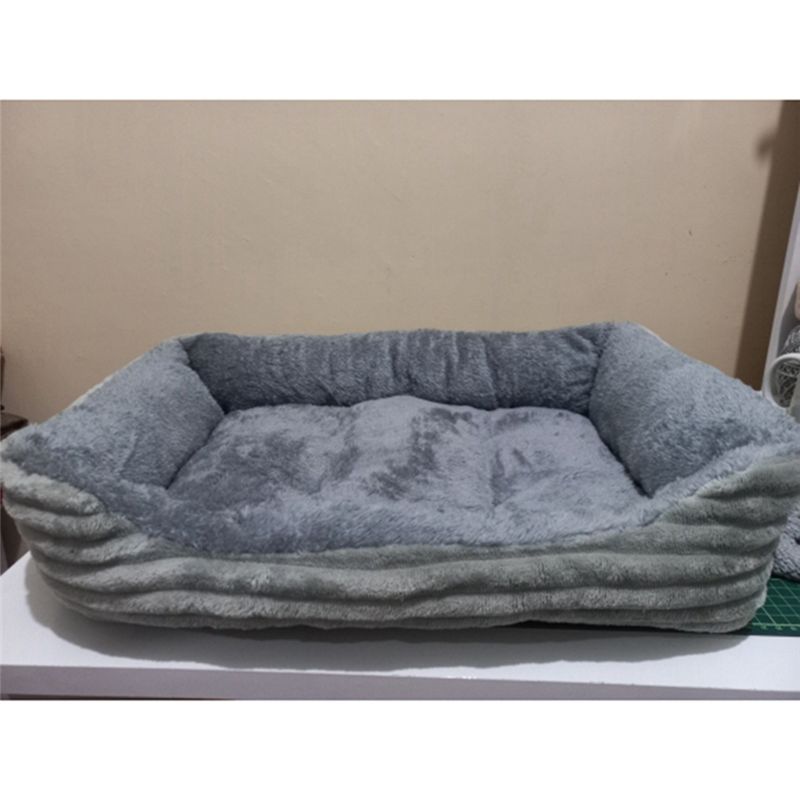 AEA9-グレー犬用ベッドペットスクエアプラッシュ犬用ケネル - Pet X Supplies & Tack Howell のレビューと価格